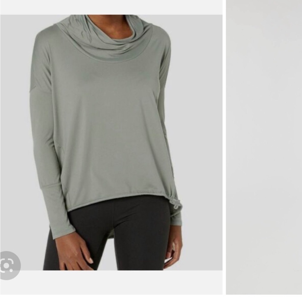 Carve Designs Boyd Athletic Top Womens Xsmall Cowl Neck Longsleeve Athleisure